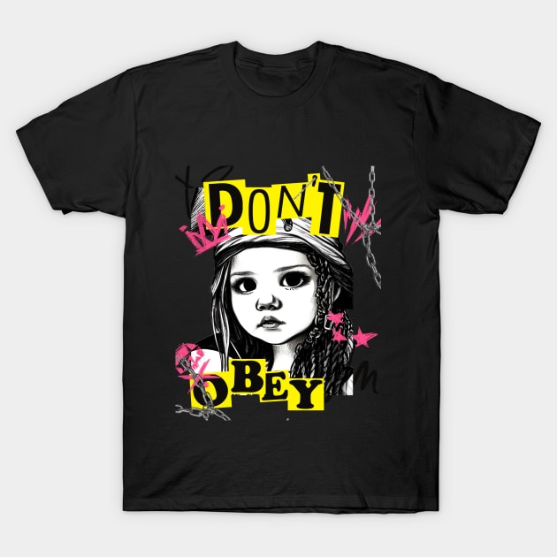 Pirate baby girls don't obey T-Shirt by ISSAM-T